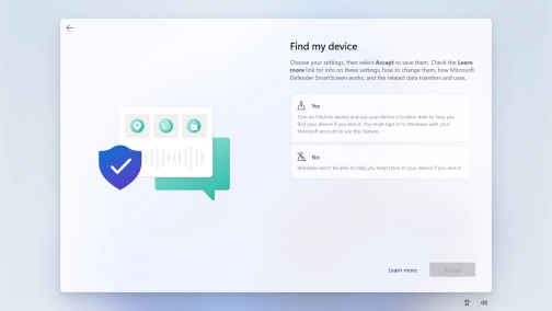 Click the required setting.