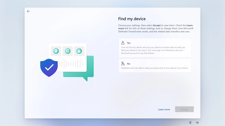 Click the required setting.