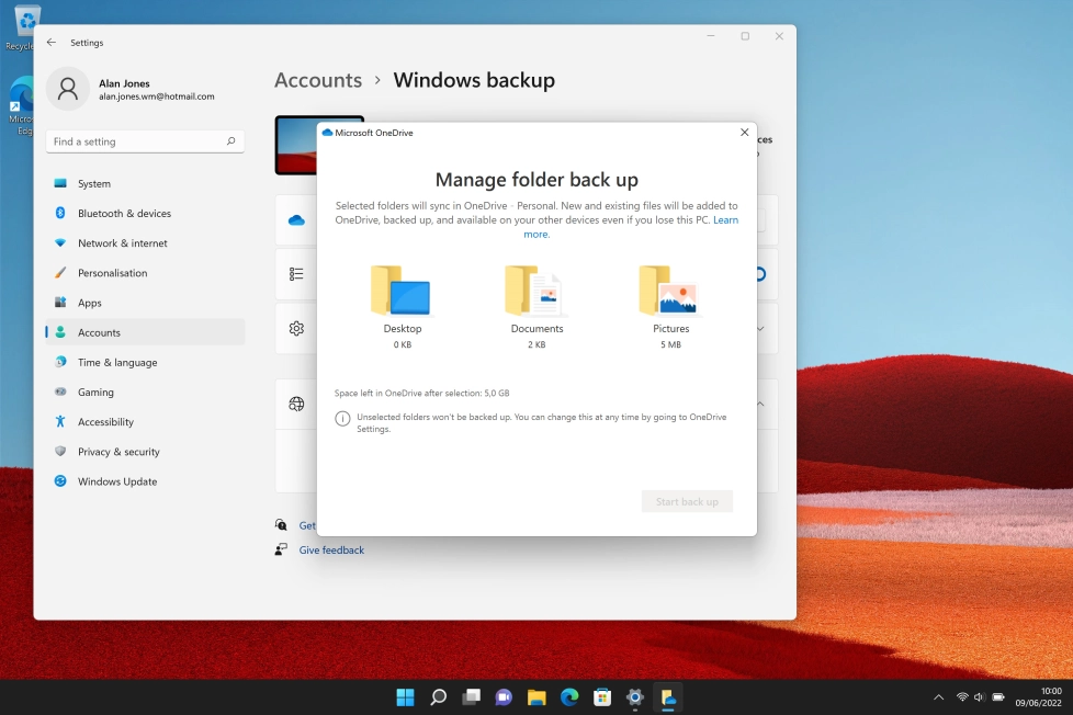 Click the required folders.