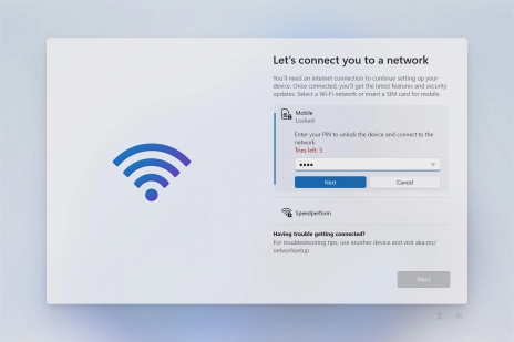 Key in your PIN and click Next.