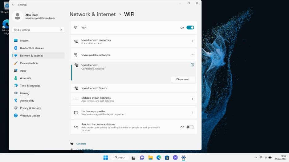 Click the close icon.