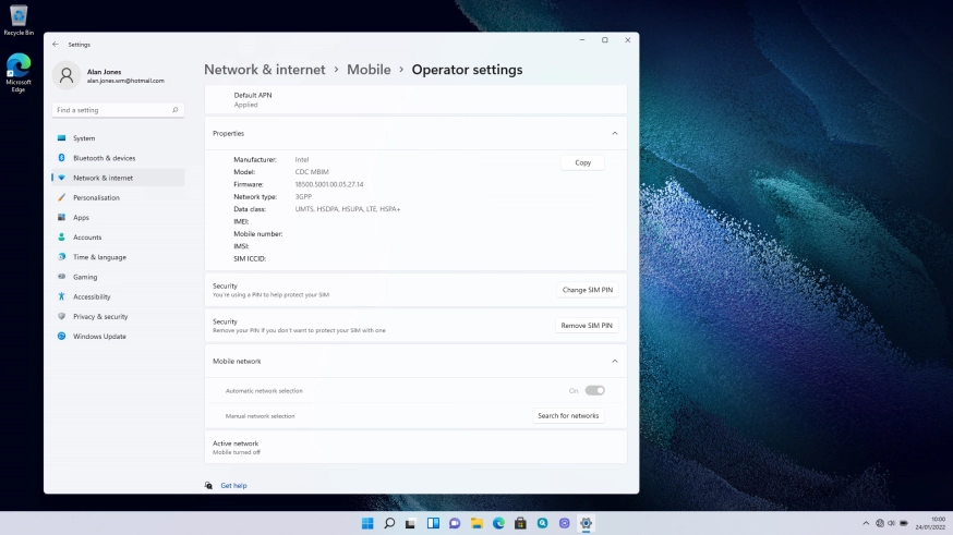 Click the indicator next to 