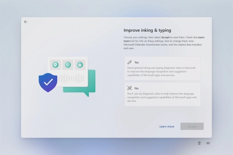 Click the required setting.