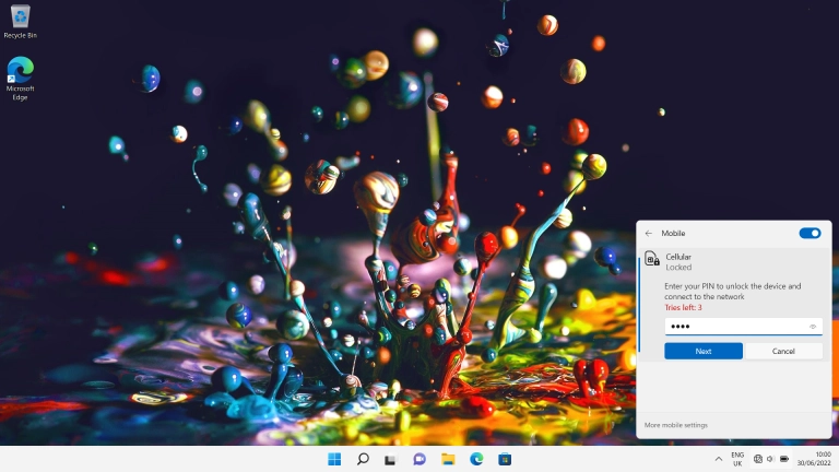 Key in your PIN and click Next.