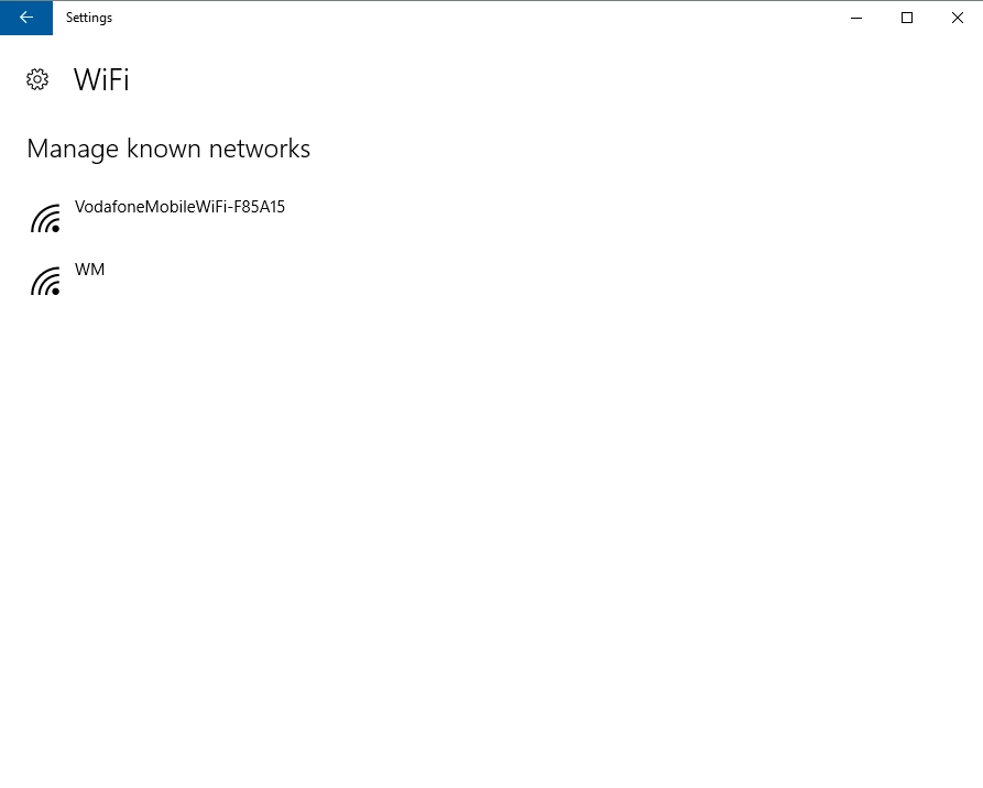 Click the required Wi-Fi network.