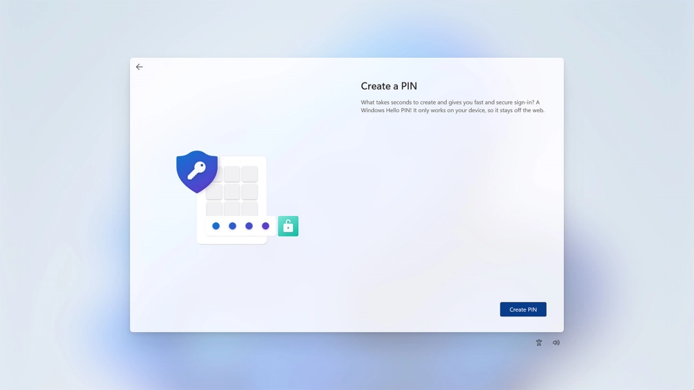 Click Create PIN.