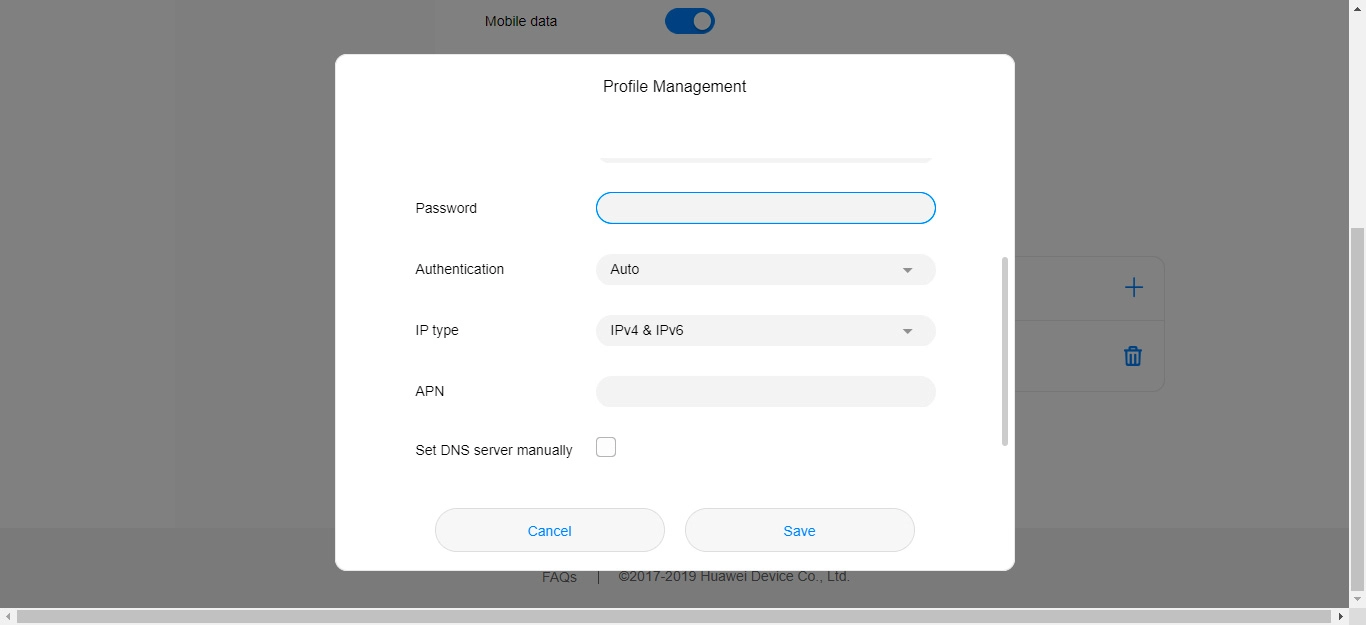 Click the drop down list next to 