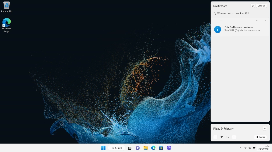 Notifications will be displayed above the calendar. Click arrow down next to the required notification to read it.