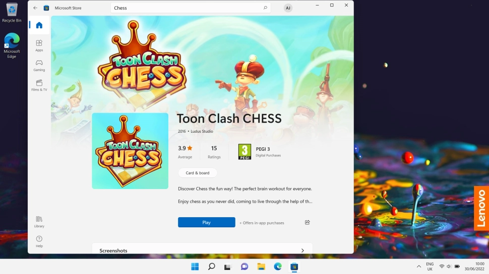 Click the close icon to return to the home screen.