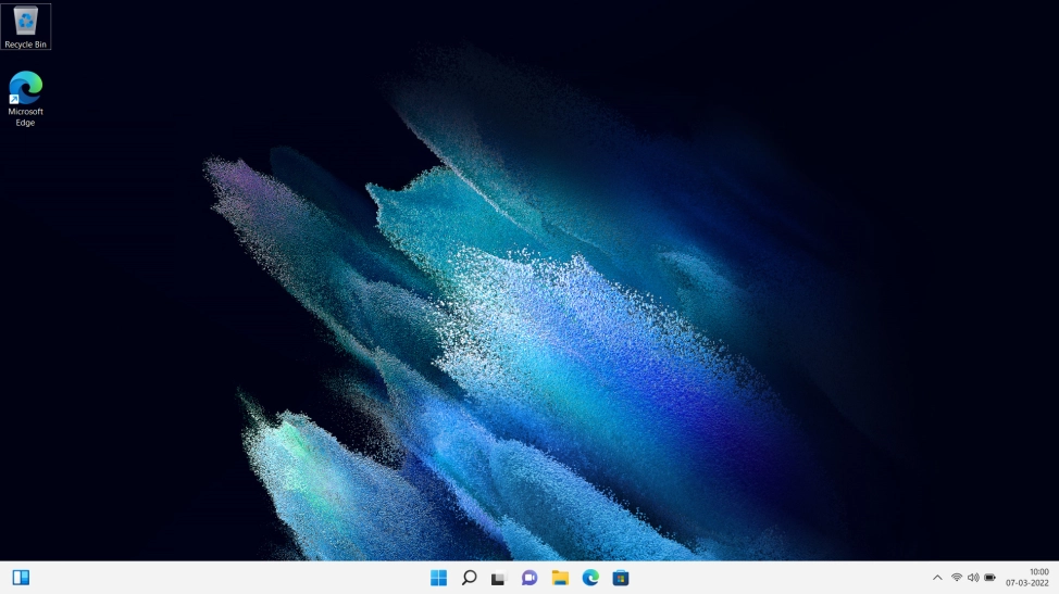 Click the Windows icon. Click the Windows icon.