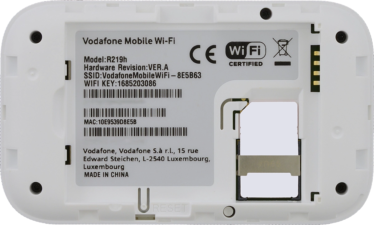 Slide your SIM into the SIM holder.
