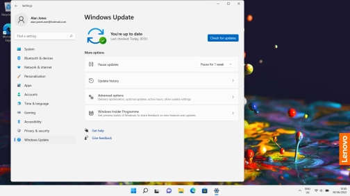 Click Advanced options.