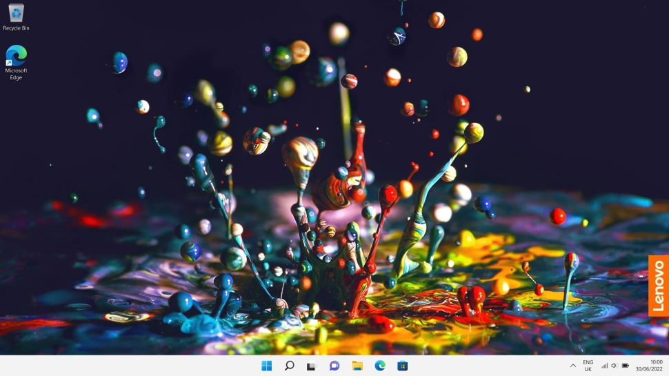 When you're connected to a mobile network, the mobile network icon is displayed at the bottom of the screen.