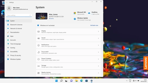 Click Network & internet.