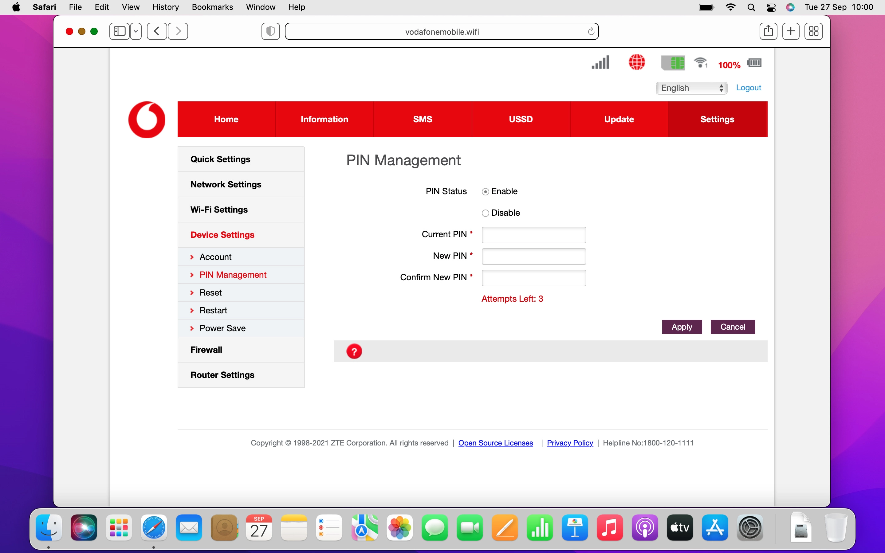 Click the field next to 