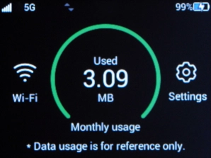 When the battery charging icon is displayed, the battery is charging.