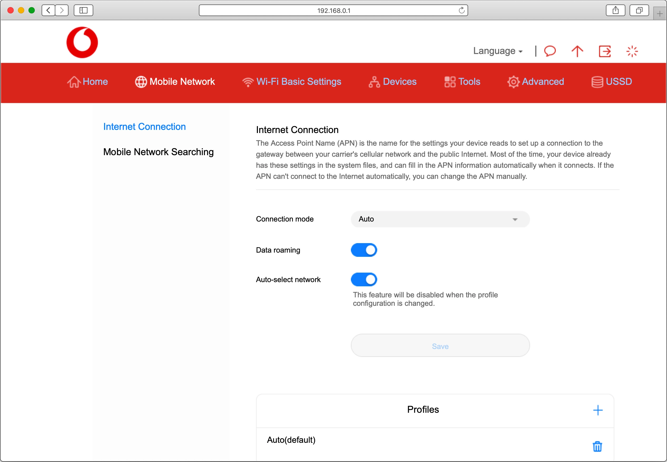 Click the indicator next to 
