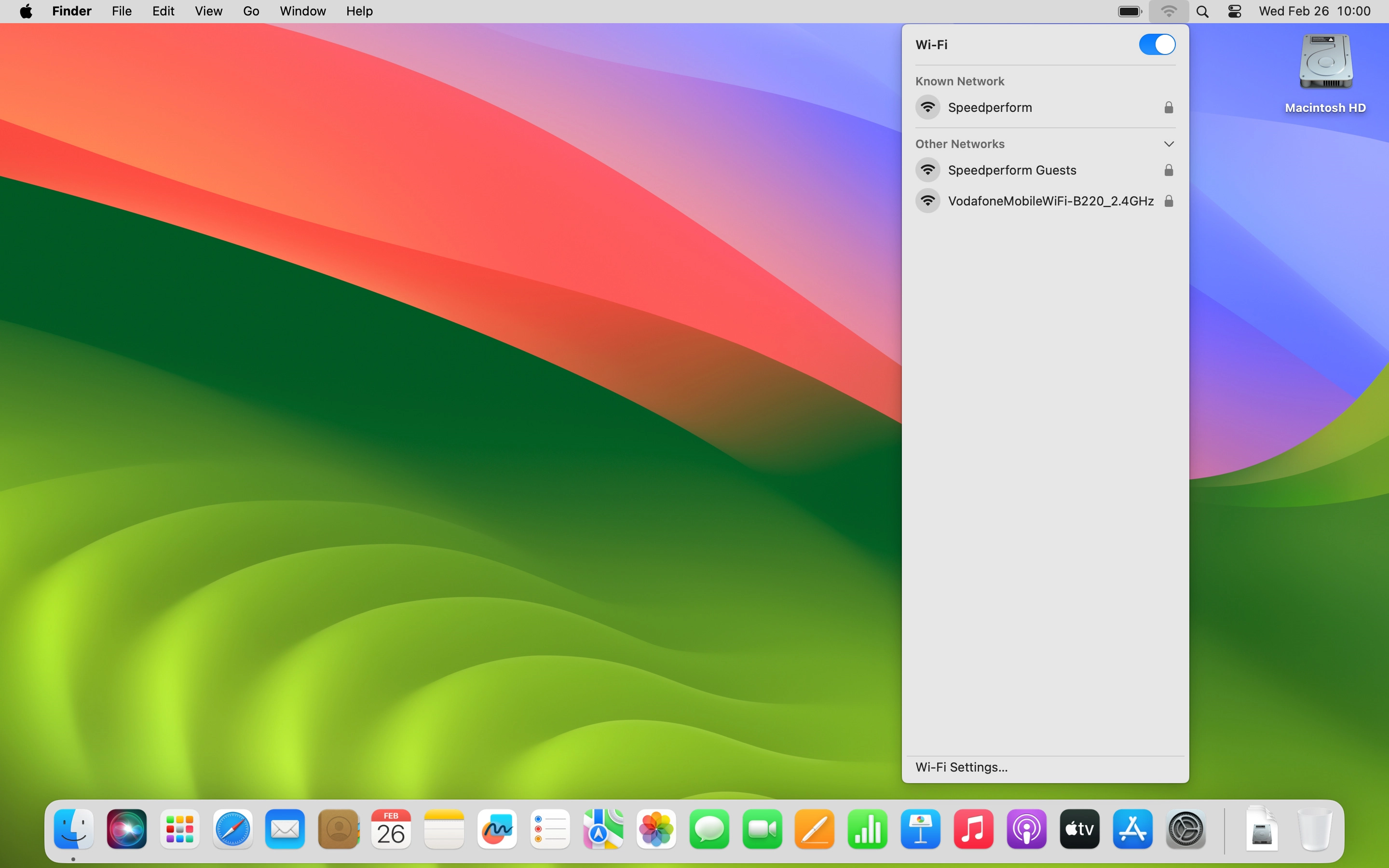 Click the name of your Wi-Fi hotspot.
