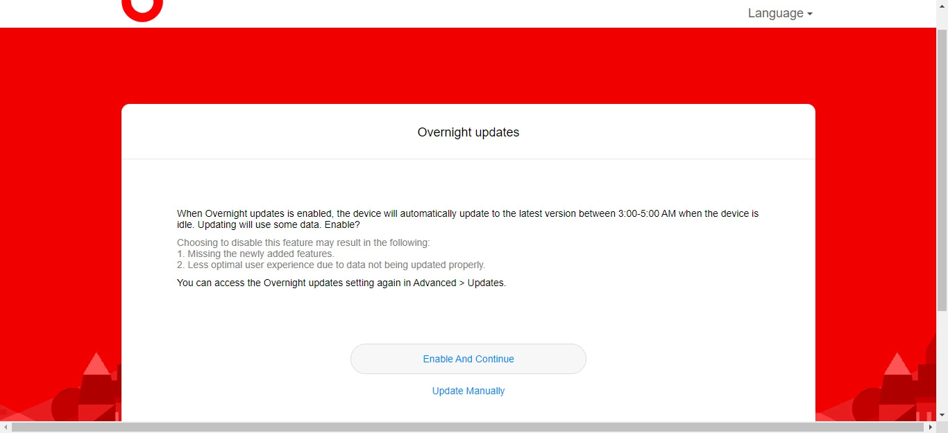 Click Enable And Continue.