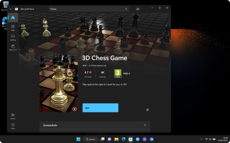 Click Get and follow the instructions on the screen to install the app.