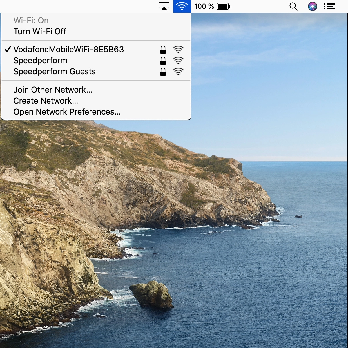 Click Turn Wi-Fi Off.