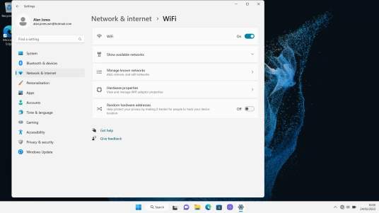 Click Show available networks.