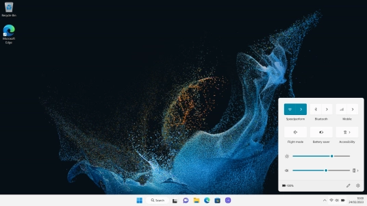 Click the Wi-Fi icon to turn the function on or off.