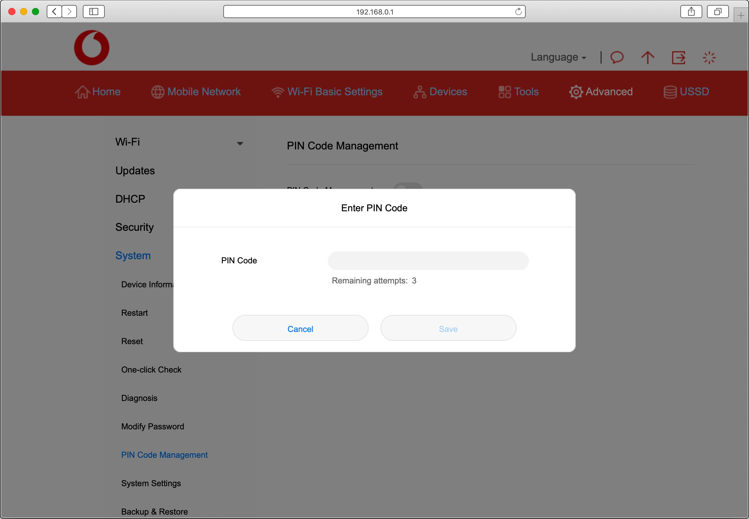 Click the field next to 