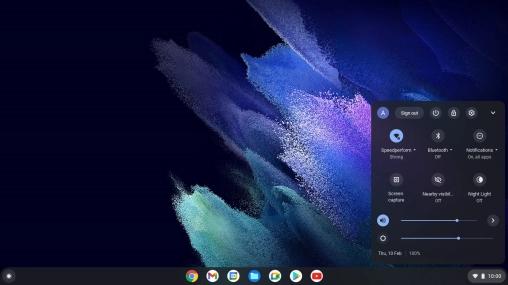 Click the power off icon.