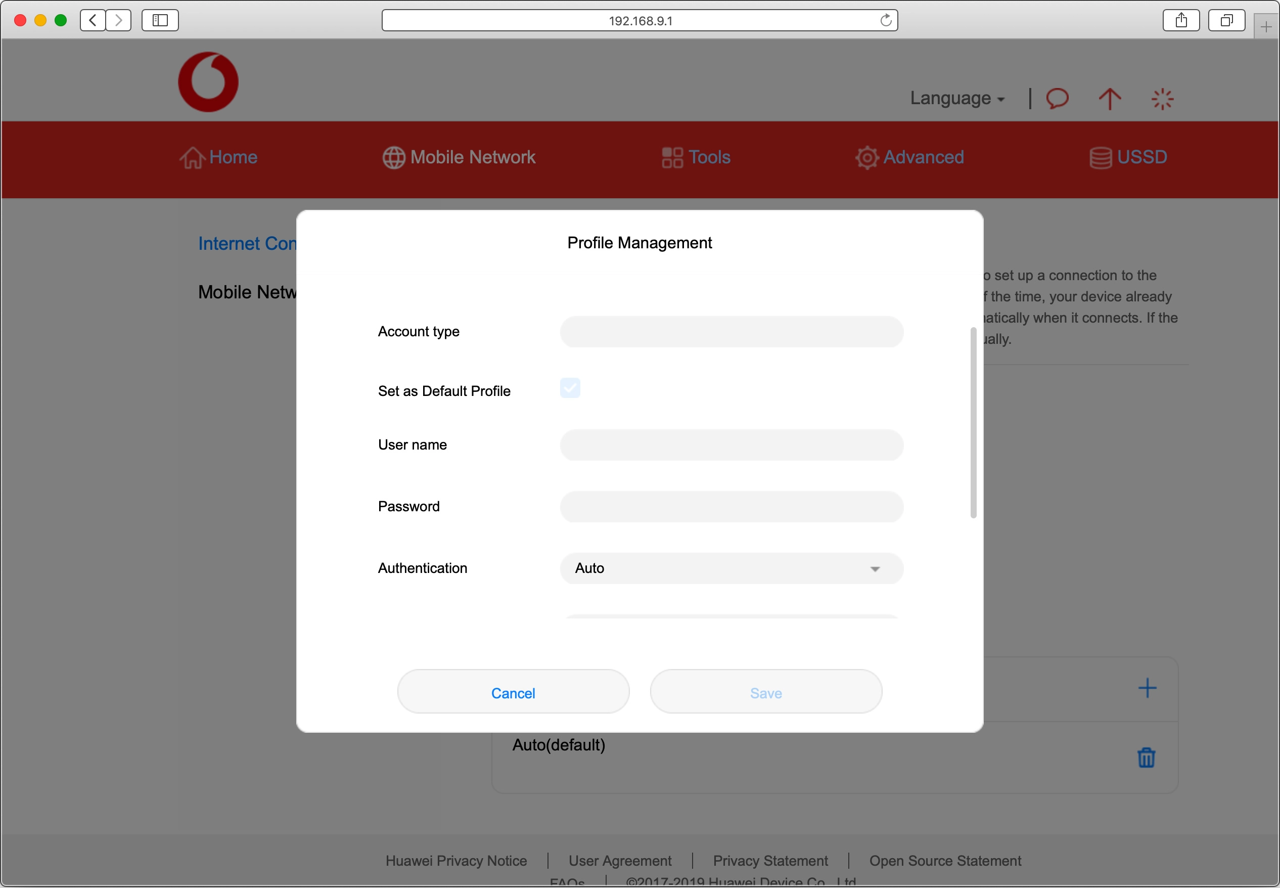 Click the field next to 