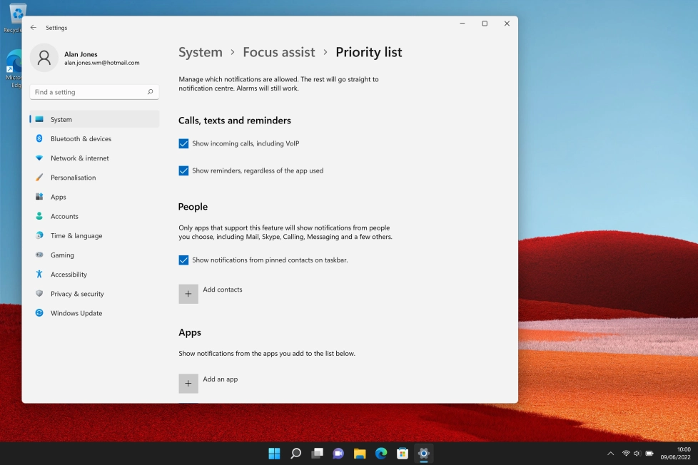 Follow the instructions on the screen to select the required settings.