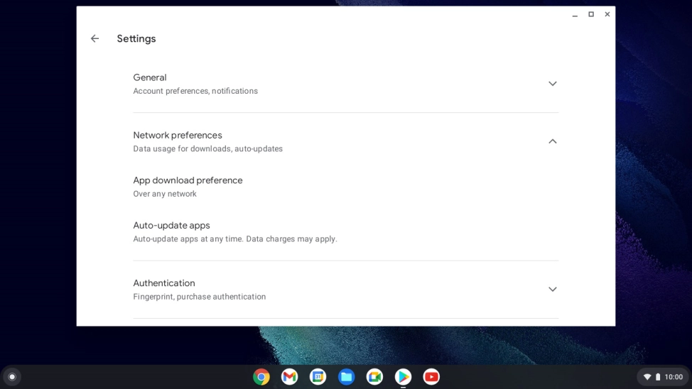 Click Auto-update apps.