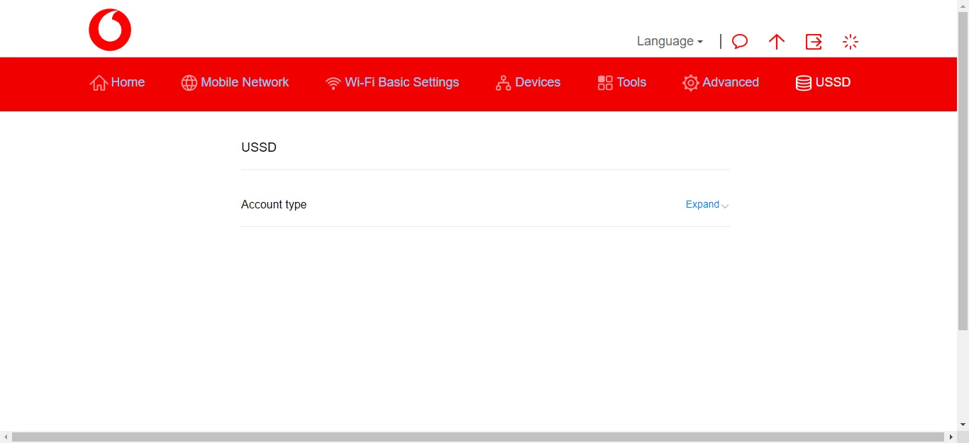 In USSD you can view information about your account.