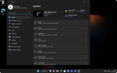 Click Network & internet.