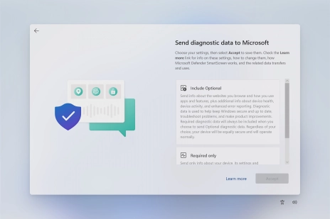Click the required setting.