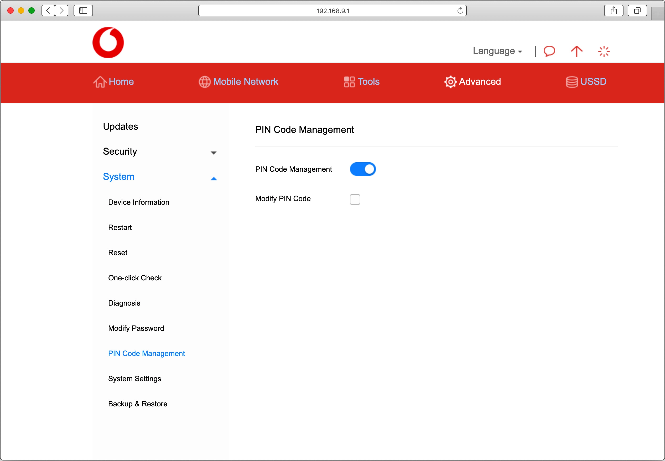 Click the field next to 