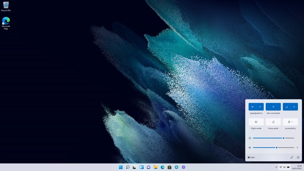 Click the mobile network icon to turn off the function.