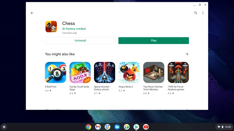 Click the close icon to return to the home screen.