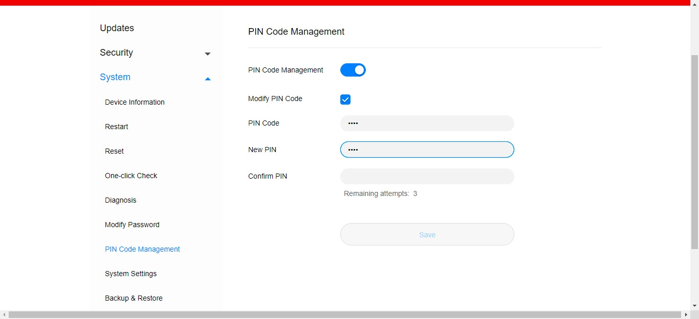 Click the field next to 