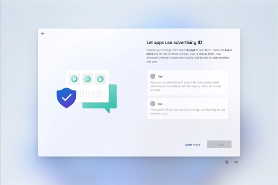 Click the required setting.