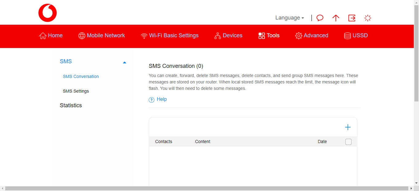 Click SMS Conversation.