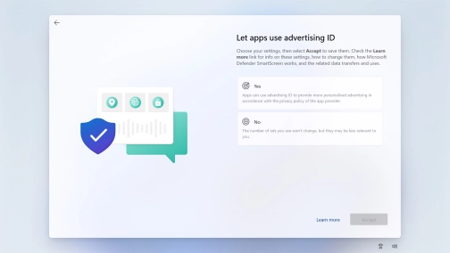 Click the required setting.
