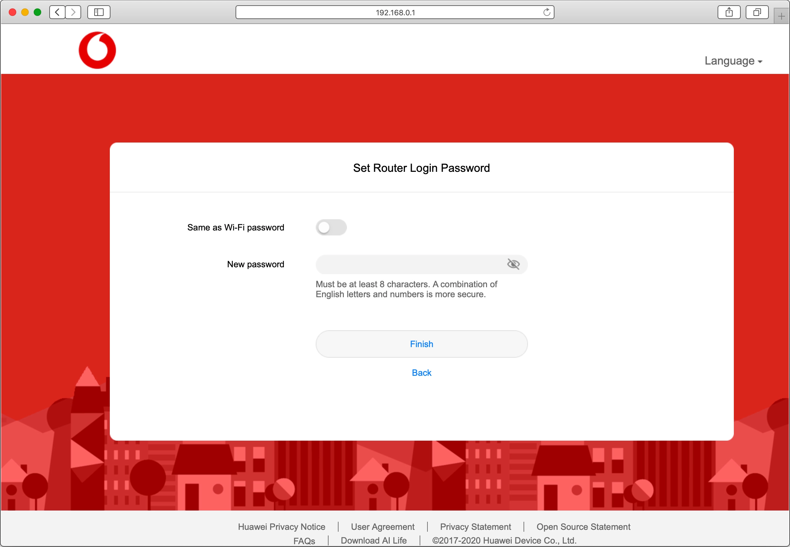 Click the field next to 