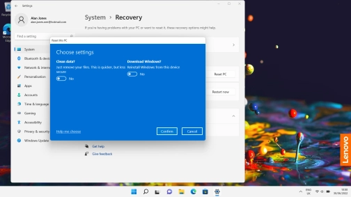 Click the indicators to select the required settings.