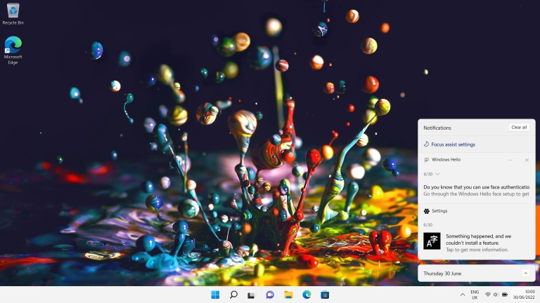 Notifications will be displayed above the calendar. Click arrow down next to the required notification to read it.