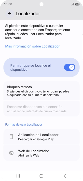 Pulsa la tecla de inicio para terminar y regresar a la pantalla de inicio.