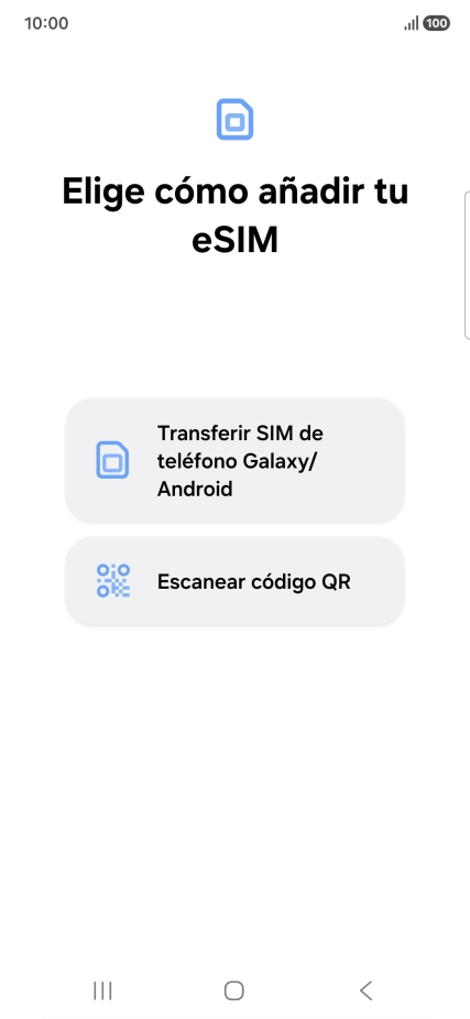 Pulsa Escanear código QR.