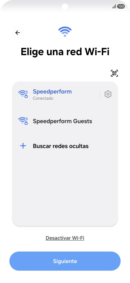 Pulsa Siguiente.