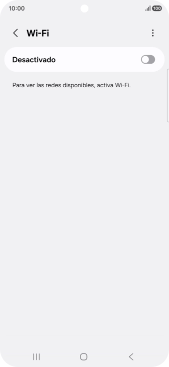 Pulsa el indicador para activar la función.