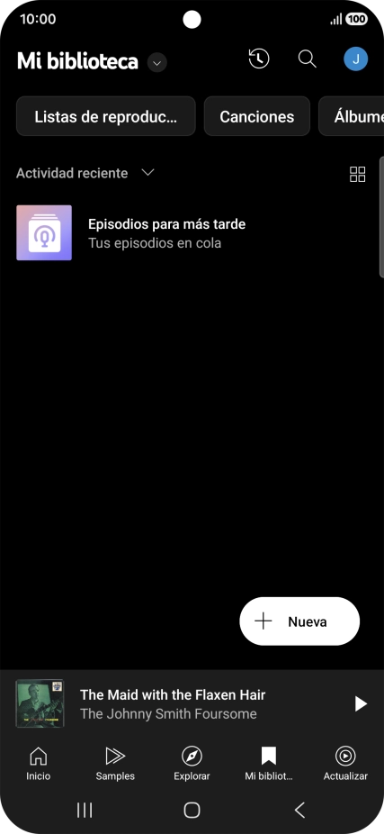 Pulsa la lista desplegable.
